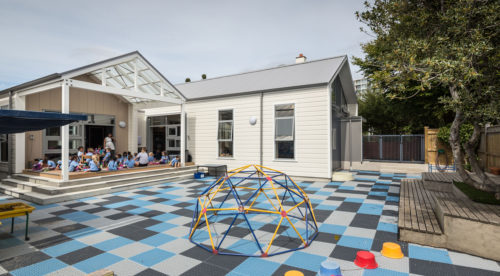 Queen Margaret College Preschool outdoor space